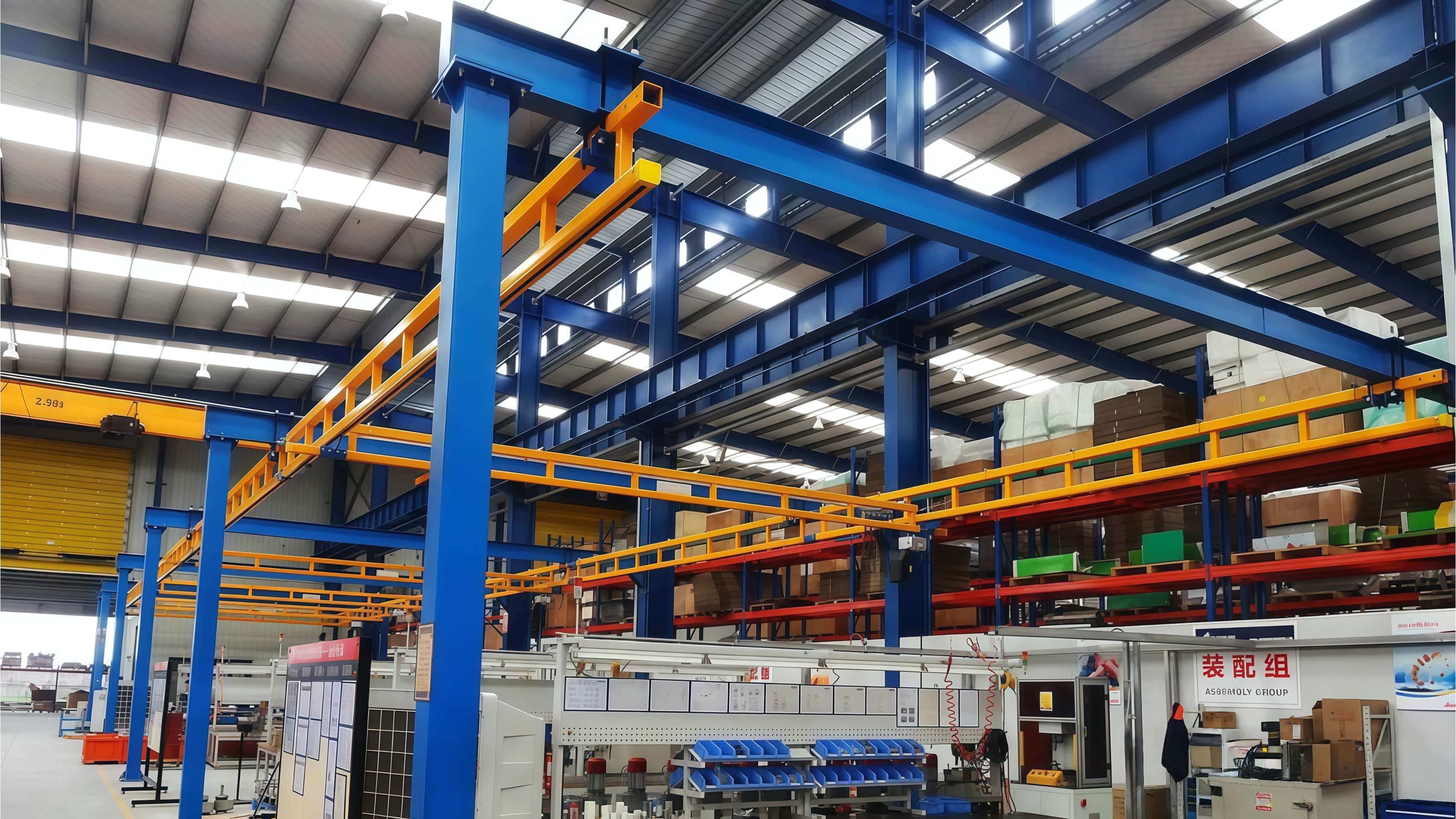 Floor Mounted Light Crane